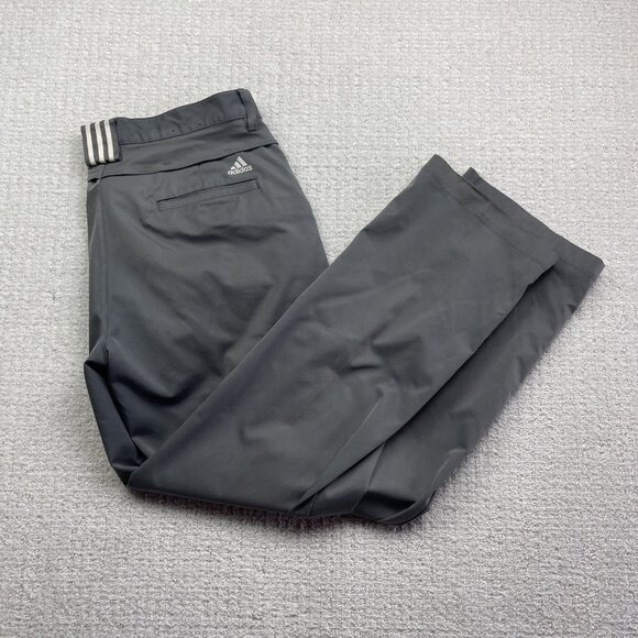 Adidas ClimaCool Golf Shorts Mens Size 36 Grey 3-Stripes Lightweight AE7002 - Picture 1 of 13